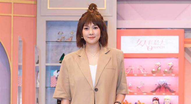 朱芯儀今參加節目錄影，動刀後首露面，氣色很好。（TVBS提供）