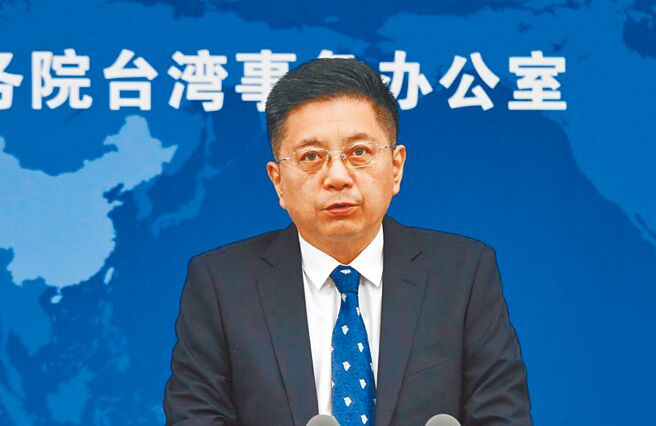 大陆国台办授权宣布公布新一批「台独顽固分子」人员实施制裁，图为发言人马晓光。（本报资料照片）