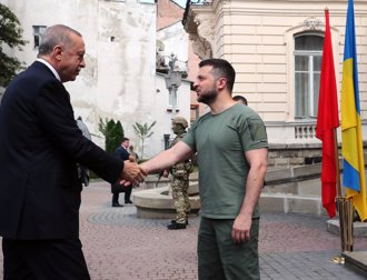 土耳其艾爾段總統抵達利沃夫 與澤倫斯基會面