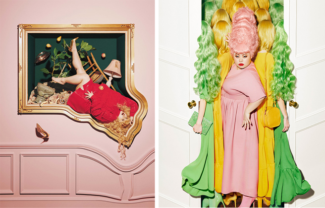 臺日混血搞笑艺人渡边直美跨海参展「Ms.Perfume美力年代」，展现女性自信的美感与力量。(图片提供/高雄市政府文化局)