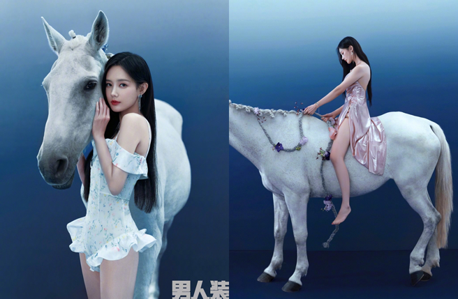 李一桐拍摄杂志封面。（图／微博）