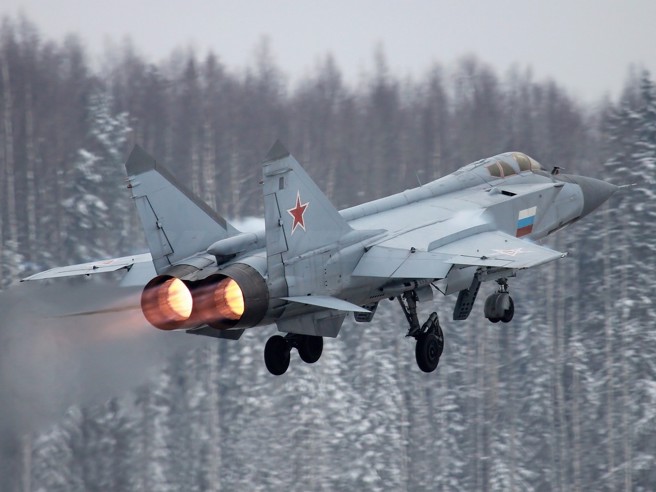 MiG-31是一种极速达到2.85马赫的高速拦截机。(图/俄罗斯空军)