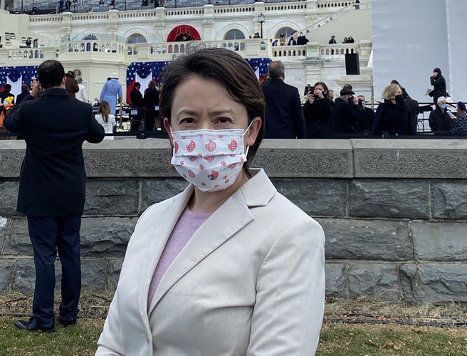 驻美代表萧美琴。（驻美代表处提供／中央社传真）