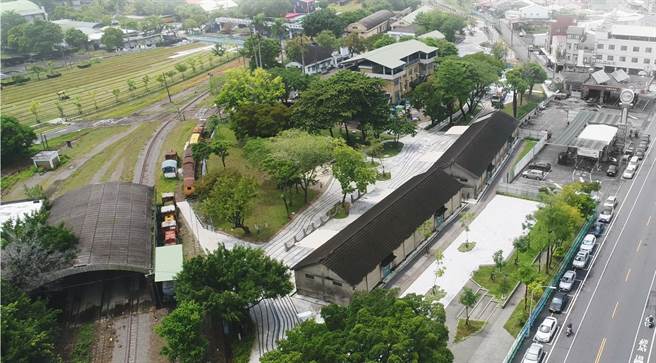 台南市新營鐵道地景公園。（台南市政府提供／張毓翎台南傳真）