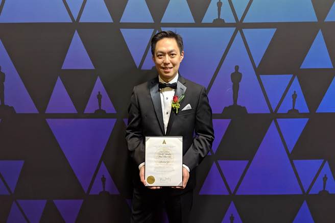 马万钧在2019年获颁「奥斯卡科学技术成就奖」。（影委会提供）