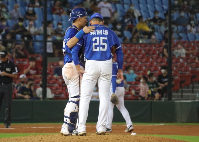 富邦悍将捕手戴培峰。（资料照，富邦悍将提供）