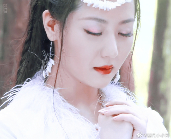 白冰在《神話》中的玉漱公主扮相，至今仍經常被劇迷提及。(圖/微博)
