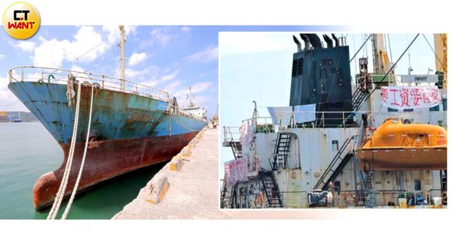 台湾从2018年开始共发生6起船员滞留案，这些船只多半登记在管理松散的小国，加上船员多半为外籍，导致台湾法规无法可管，（图／资料照，CTWANT合成）
