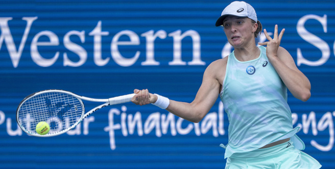 波兰世界球后思薇雅蒂止步16强(路透社资料照)