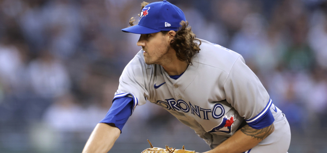 蓝鸟王牌高斯曼7局无失分封锁洋基打线(美联社)