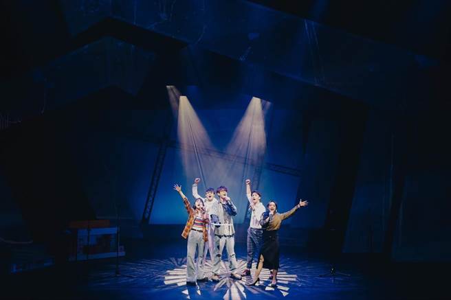 《21号漫画店》音乐剧剧照。（音乐剧团跃演提供）