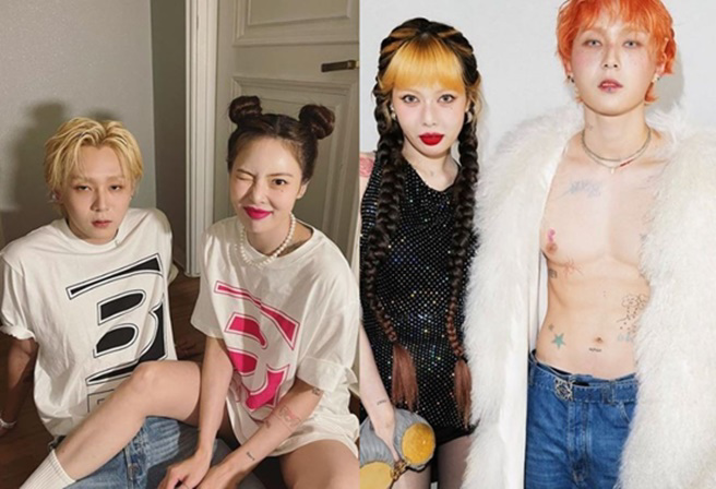 泫雅和Dawn在2018年認愛，目前感情穩定。（圖／翻攝自 hyunah_aa IG）