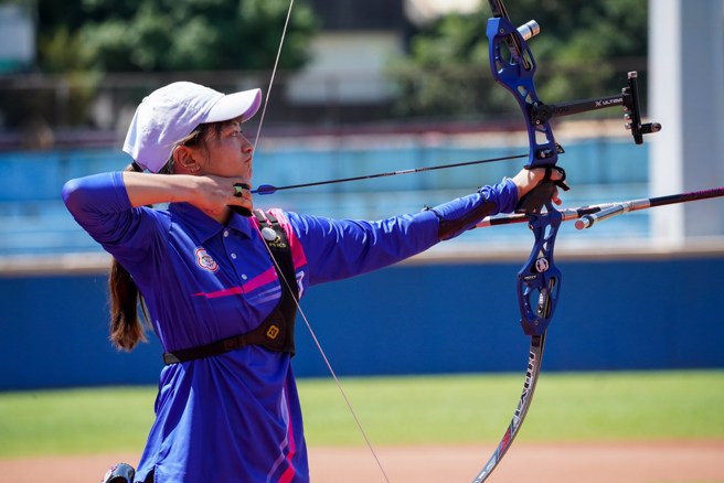 协会青年队苏思敏。(中华企业射箭联赛提供)