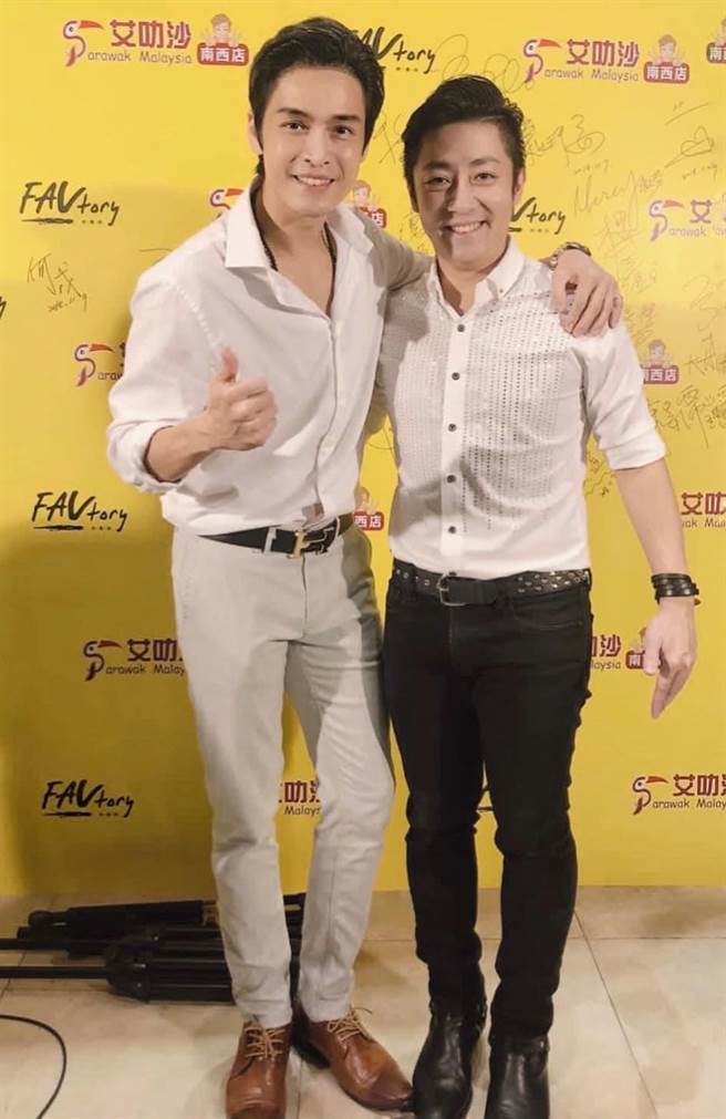 Gino和艾成曾是同门，至今很难相信他的骤逝。（摘自Gino脸书）