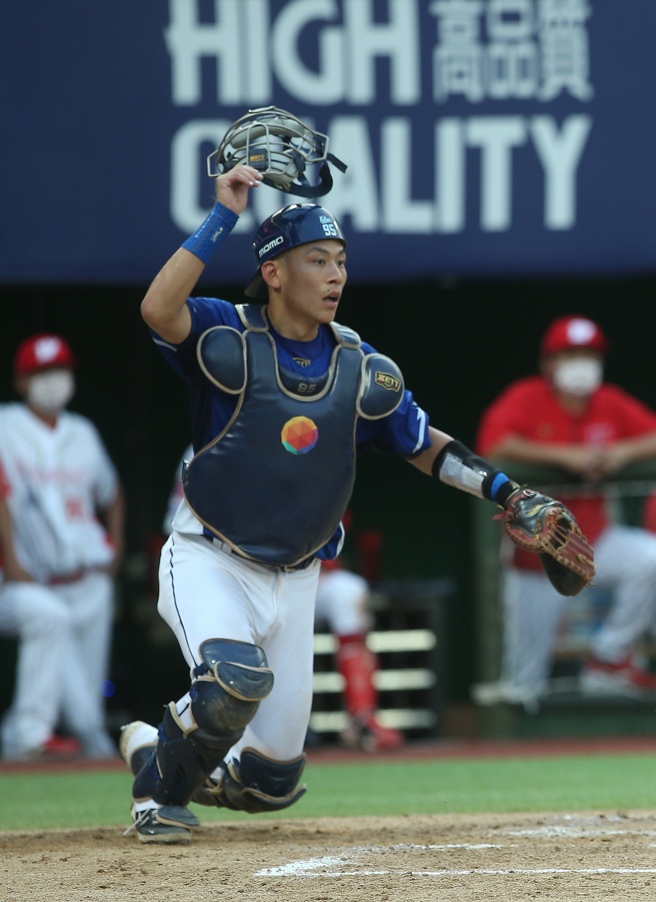 富邦悍將戴培峰。（陳怡誠攝）