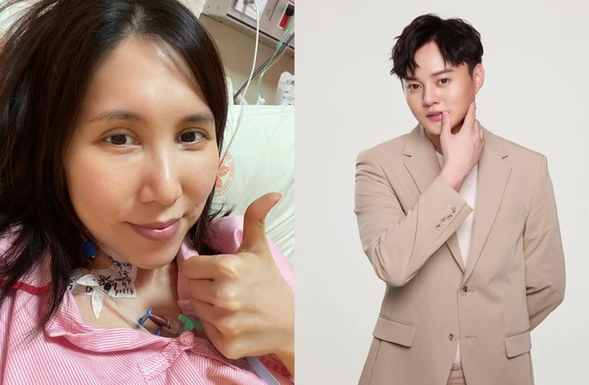 许富凯（右）在脸书追忆余苑绮（左）。（图／翻摄自许富凯、余苑绮脸书）