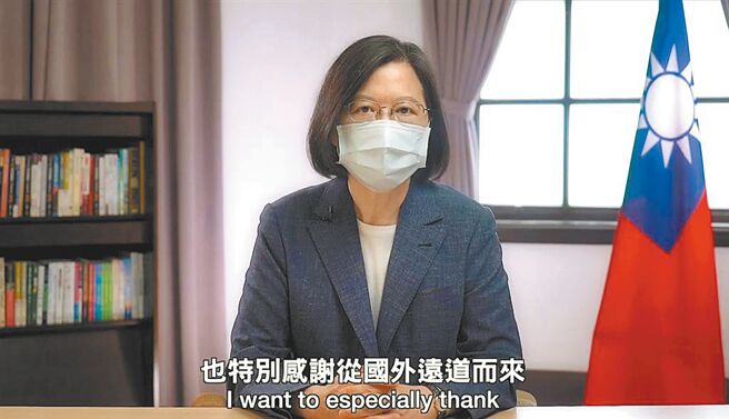 蔡政府新南向政策挨轰花大钱，成效不佳。图为总统蔡英文。（资料照片／取自总统府录影画面）