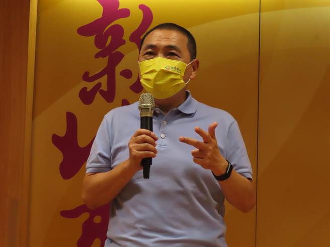 林口交流道蓝绿交锋被指没创意 侯友宜：交通工程是专业。（叶德正摄）