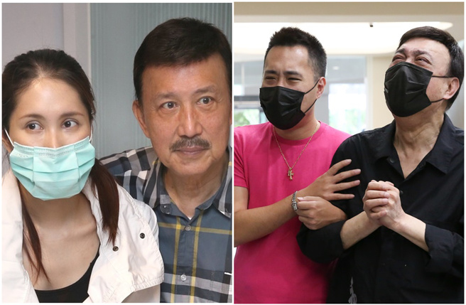 余天不舍女儿余苑绮病逝，受访时在镜头前情绪溃堤。(中时资料照)