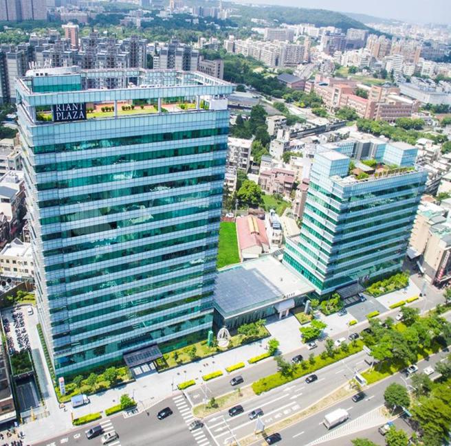 （金融寿险业「猎楼」方向，近两年明显走出双北市，其中高力国际协助处分新竹「莱恩广场」，租金收益率达3.5％以上。图∕高力国际提供）