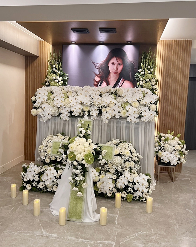 余苑绮遗照曝光。（台北市摄影记者联谊会提供。）