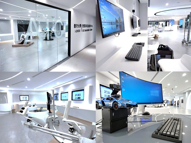 对接高雄市半导体重镇发展趋势，义守大学以丰沛的软硬体资源培育高科技人才，新建置「智慧科技创新中心」，跨域教学再升级。(照片/义守大学提供)

