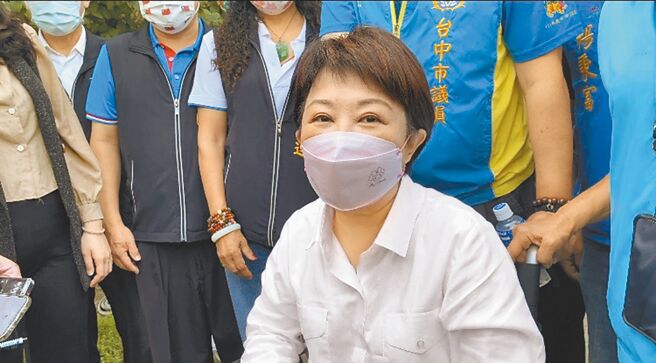 台中市长卢秀燕批评，《数位中介法》是恶法，建议中央明确表态撤销，才能让民眾安心。（陈淑芬摄）