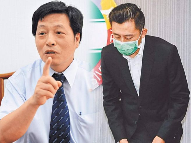 民進黨前立委鄭寶清、已退選桃園市長的新竹市前市長林智堅。（合成圖／素材取自本報系資料照）