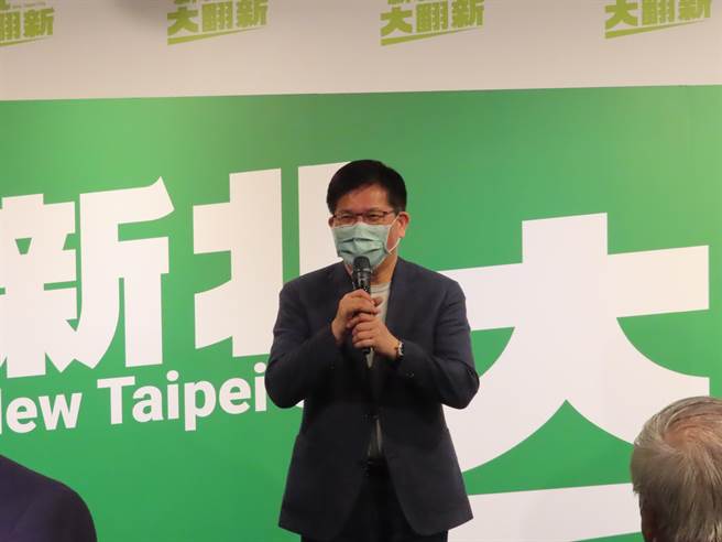 被酸揽功淡江大桥 林佳龙：小编文字表达不精确。（叶德正摄）