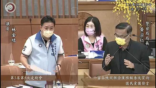 议员争取全额补助警察因公诉讼律师费 新北警局：可以支应。（林金结提供）