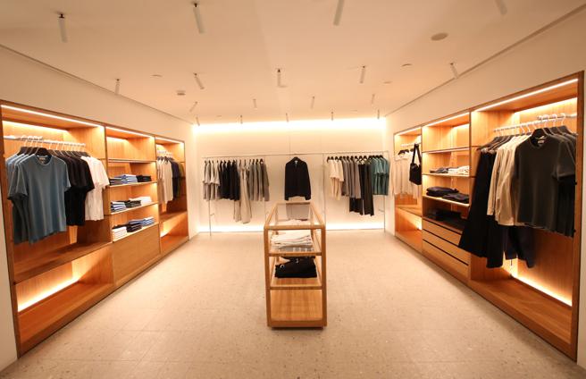 COS 台北101专卖店，将于25日开幕。（陈俊吉摄）