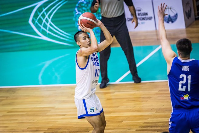 中华队张俊生单场24分，可惜未能助队击败菲律宾。（取自FIBA官网）