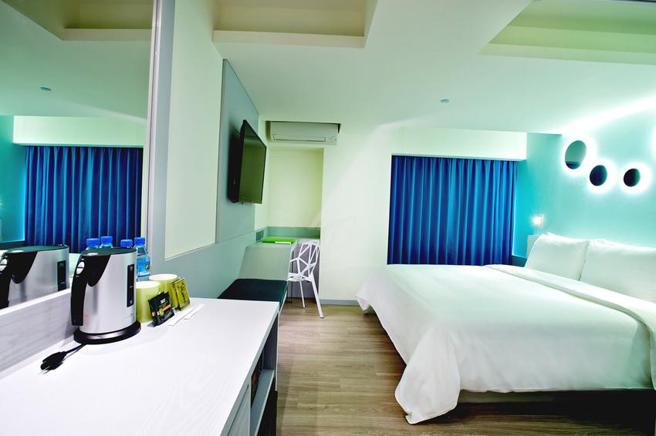 （抢国旅补助商机，富驿酒店集团推出「自己铺床，住宿费0元起」专案。图／富驿酒店集团）