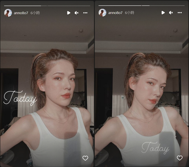 许玮宁在家随便穿都美到让网友看呆。(图/ 摘自许玮宁IG)