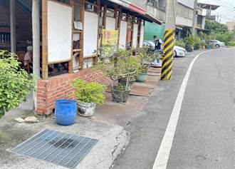 彰化田尾鄉村水溝用鐵板蓋 生鏽凹陷居民擔心