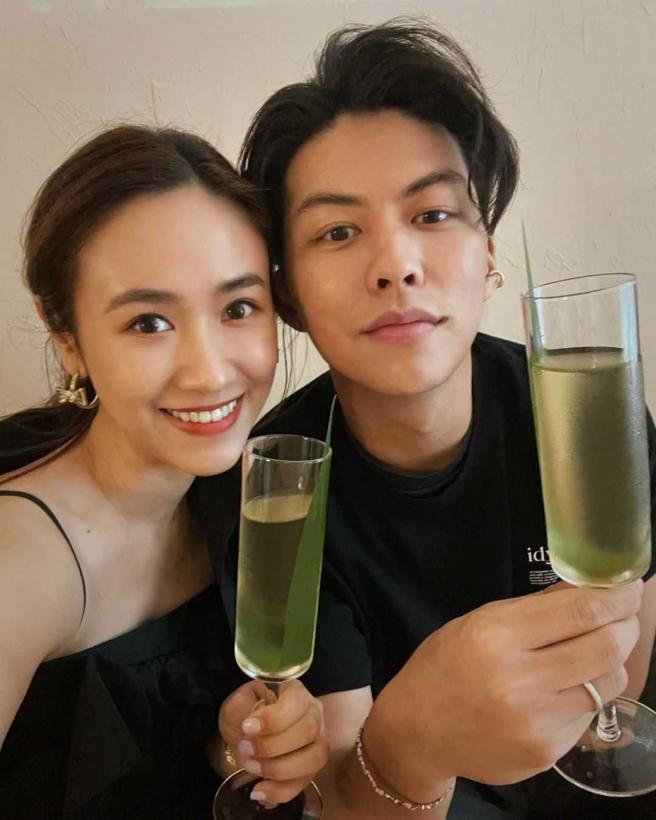 还在新婚阶段的吴姗儒与老公不时会晒恩爱，相当甜蜜。（图／取自吴姗儒IG）