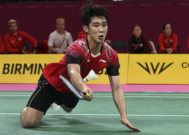 去年羽球世錦賽男單冠軍駱建佑，挺過奧運4強柯登的挑戰，順利晉級16強。（資料照／美聯社）