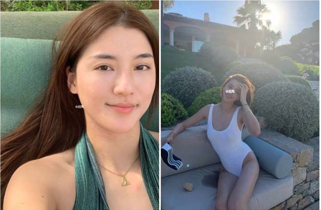 吴千语懒理酸呛胸下垂，她豪晒素顏、身上只有一块布辣翻。（图／取材自吴千语小红书）