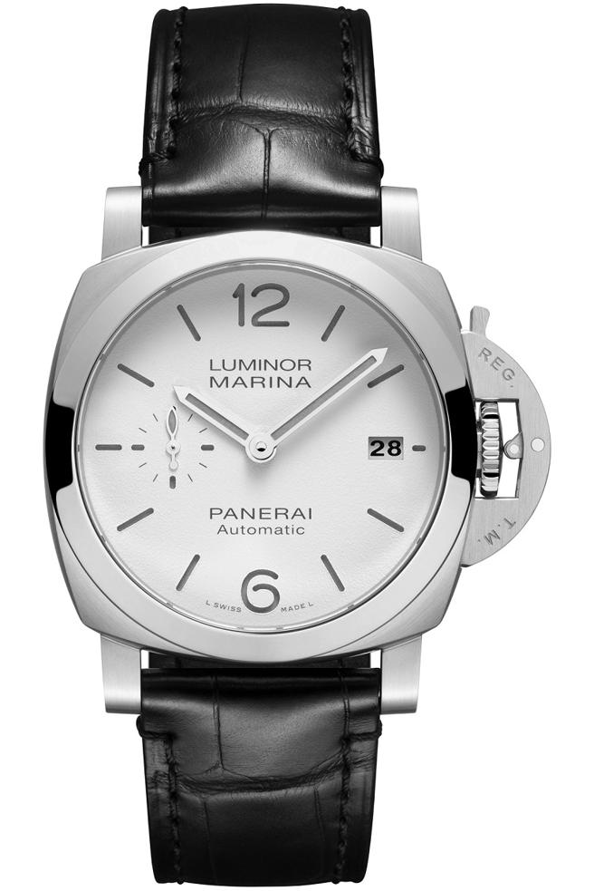 沛納海Luminor Marina Quaranta精鋼腕表，40mm，21萬7000元。（Panerai提供）