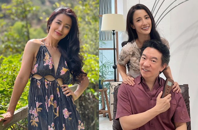 李蒨蓉和老公到美国度假一个多月。（图／翻摄自李蒨蓉 Lee Chien Rong脸书）