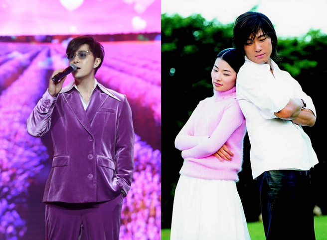 许绍洋昔日在偶像剧《薰衣草》饰演男主角季晴川，更演唱主题曲〈花香〉，成为他的代表作。(图/ 摘自许绍洋微博、取自中时资料库)