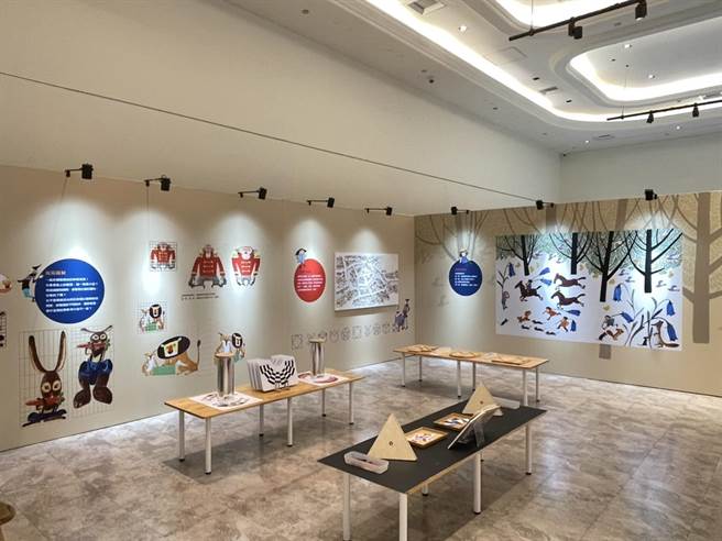 「安野光雅・奇妙的数学世界」互动展特，移师到台中新光三越展出至8月31日。（信谊基金会提供／实习记者何颖欣台中传真）