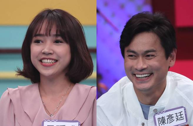 陈彦廷和吕瑷唯上节目互揭对方的真面目。(图／中天综合台提供)
