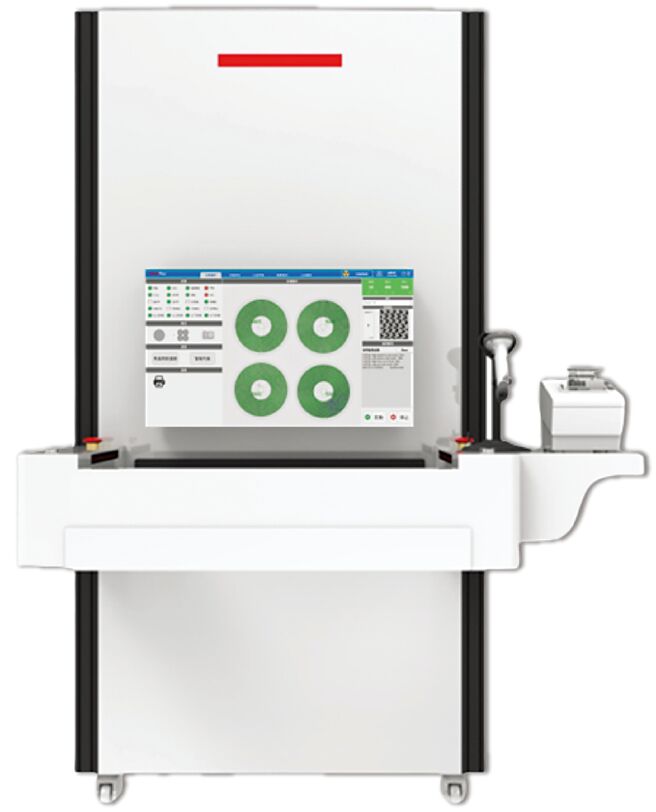 和鑫生技展出X-ray高速电子元件点料机，可精准快速检出元件异常，经由精确的演算法判断取代人工判读，快速可靠。图／和鑫生技提供