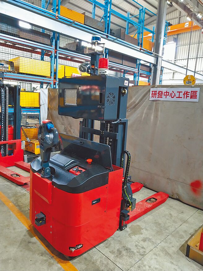 恆智重機發展無人運搬設備協助企業高程度自動化。圖／恆智重機提供