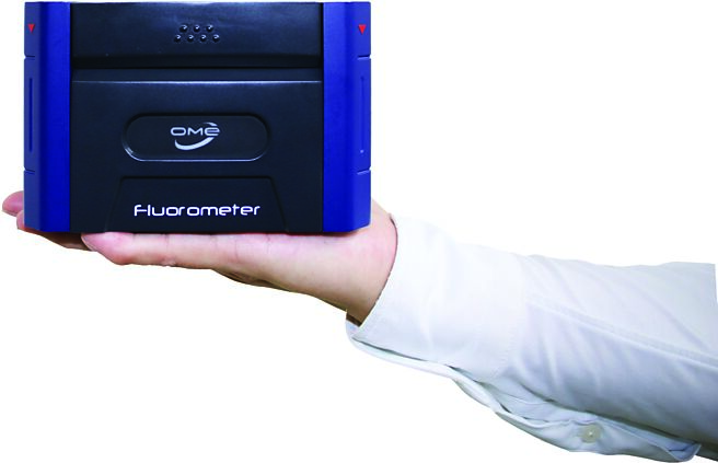 精浚科技最新开发之精敏1号核酸分析仪，吸引产官学研各界关注。图／精浚科技提供