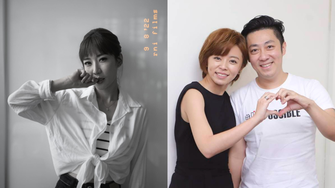 罗巧伦(左)透露收到艾成的最后一则讯息，她很懊悔没能即时看见。(图/罗巧伦 FB、本报系资料照)