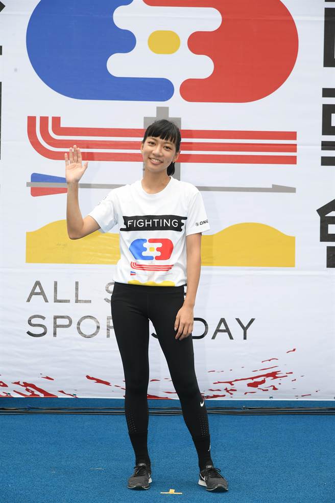 没有体育背景的陈妤，盼藉由比赛提升自我。（MyVideo提供）