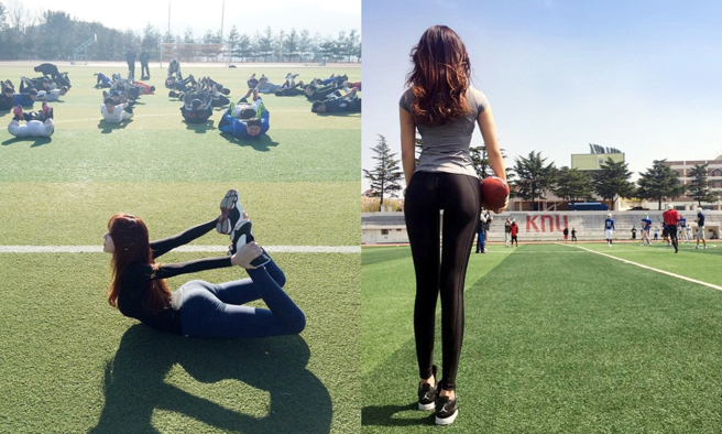 「韩国最美健身教练」艺正花其实也是男星马东石的女友。（图／IG@yejunghwa）