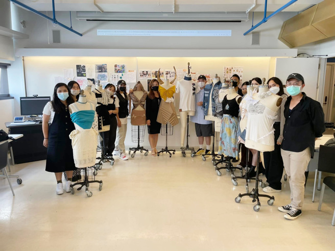 弘光科大学生上课成果。(照片/弘光科技大学提供)